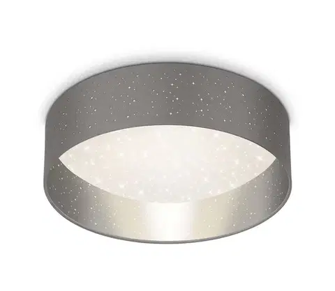 Svietidlá Briloner 3882-014 - LED Stropné svietidlo MAILA STARRY LED/18W/230V šedá/strieborná 3882-014