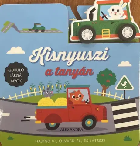 Leporelá, krabičky, puzzle knihy Kisnyuszi a tanyán