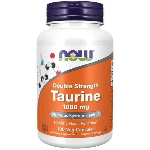 Ostatné aminokyseliny NOW Foods Taurín Double Strength