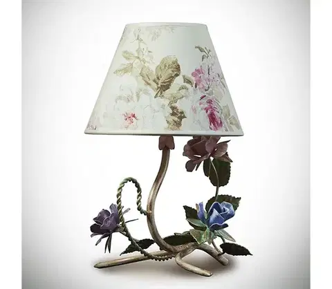 Lampy  Stolná lampa ROMANCE 1xE14/40W/230V 34 cm 6700-cl153-aba02n-ct0504