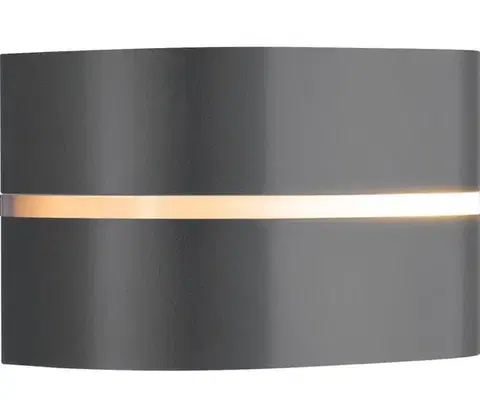 Svietidlá Nordlux - Vonkajšie nástenné svietidlo SI 1xE27/10W/230V IP44 antracit 2418311050