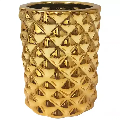 Záhrada Kvetináč YS44188S/G Electroplating Effect D11xh13,5 Gold