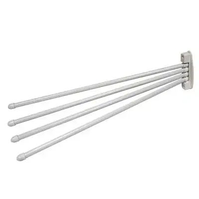 Vešiaky Kinekus Vešiak na uterák 4 ramenný 50cm BIELY 36349
