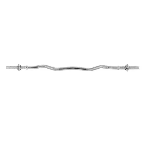 Osy k činkám Vzpieračská tyč inSPORTline RB-47CT 120cm/30mm • ohýbaná • so závitom a objímkami