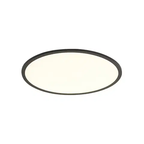 LED-Panely Inteligentný LED panel čierny 60 cm vrátane LED stmievania na teplé svetlo s diaľkovým ovládaním - Knob