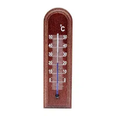 Kuchynské teplomery Teplomer izbový vnútorný drevený 15,5 cm WW