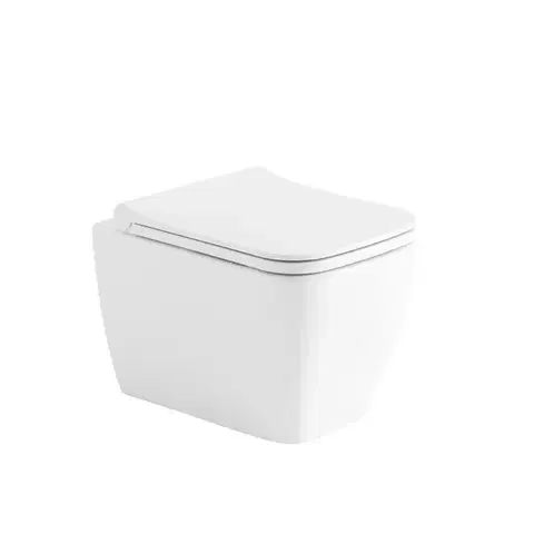 Záchody OLSEN SPA - Závesné wc NOVA RIMLESS sa SLIM sedadlom SOFT-CLOSE OLKGNO31DAK00