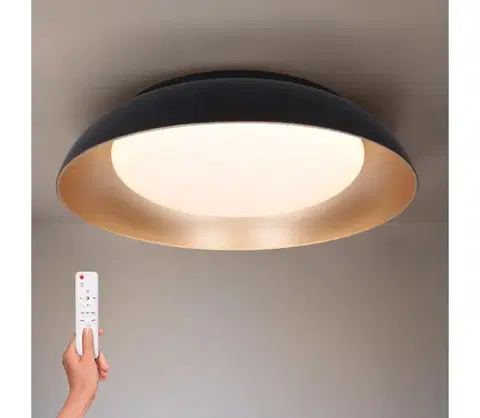 Svietidlá BRILAGI-LED Stmievateľné svietidlo ALVA LED/48W/230V 3000-6500K pr. 51 cm čierna+DO WO800-OEM34-BKGD
