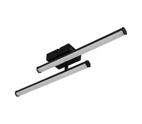 Svietidlá Globo 67342-12 - LED Stropné svietidlo KIRINA LED/12W/230V 3000K čierna 67342-12