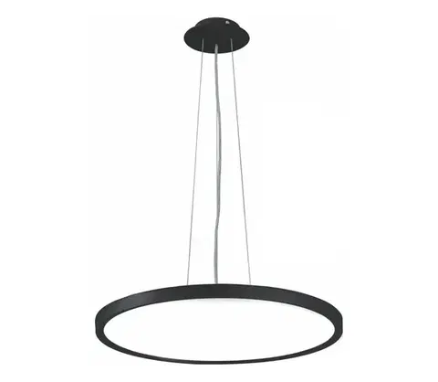 Svietidlá Top Light - LED Stm. luster na lanku REVIT LED/50W/230V 3000-6500K čierna + DO Revit 60CZ RC