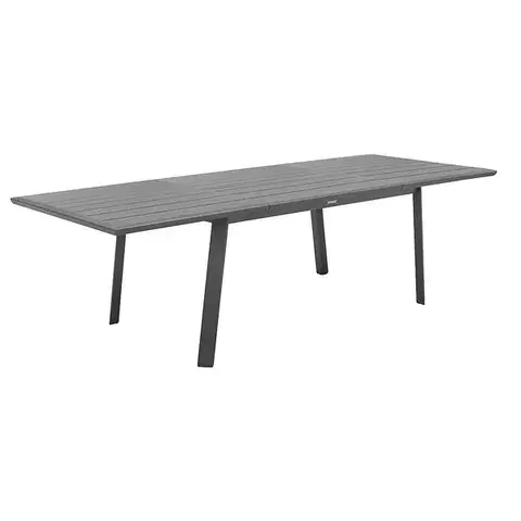 Stolčeky Hliníkový stôl NOVARA 170/264 cm (antracit)