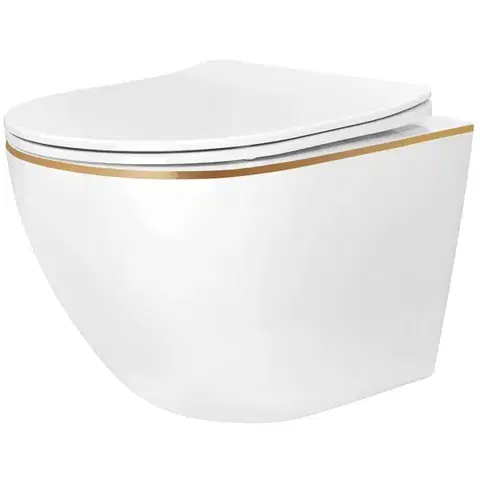 Záchody REA - Závesná WC misa Carlo Mini Tornado NFQ GOLD EDGE REA-C6801