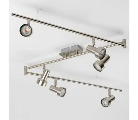 Svietidlá  LED Bodové svietidlo 6xGU10/4,7W/230V matný chróm 9A22005
