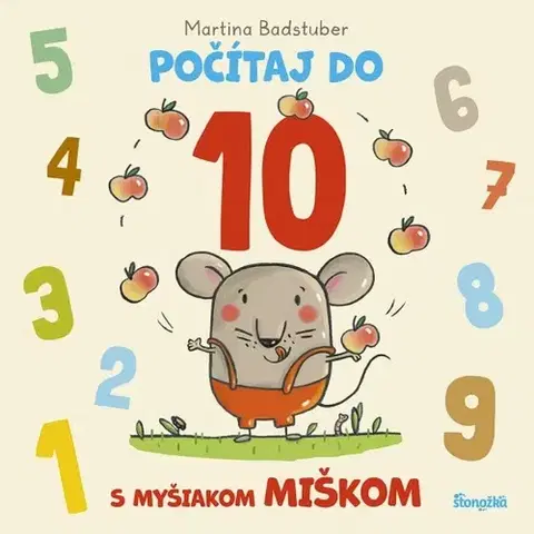 Leporelá, krabičky, puzzle knihy Počítaj do 10 s myšiakom Miškom - Martina Badstuber,Miriam Malinová