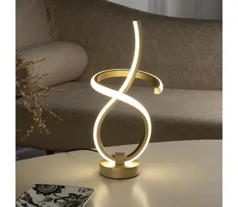 Lampy ONLI - LED Stolná lampa KIRA LED/12W/230V 4000K 38,5 cm zlatá 5083/LGORO