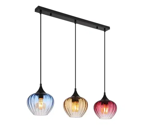 Svietidlá Globo 15748-3H - Luster na lanku SANDER 3xE27/60W/230V 15748-3H