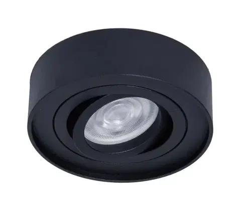 Svietidlá  Podhľadové bodové svietidlo NUSA 1xGU5,3/MR16/50W/12V guľatý čierna ML0022