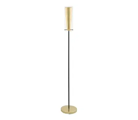 Lampy Eglo 79346 - Stojacia lampa PINTO GOLD 1xE27/40W/230V zlatá 79346