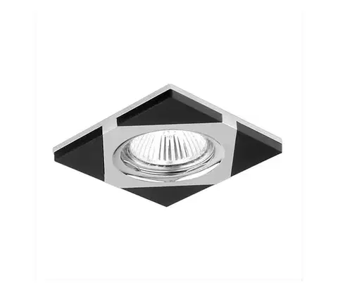 Svietidlá Luxera Downlight  1xGU10/50W chróm/wenge 