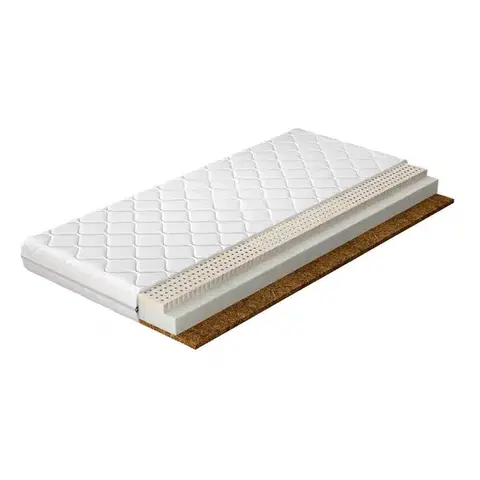 Matrace NABBI Moni 200 obojstranný penový matrac kokosová doska / PUR pena / latex / látka