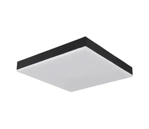 Svietidlá Globo 41594D1 - LED Stropné svietidlo DORO LED/18W/230V 30x30 cm čierna 41594D1