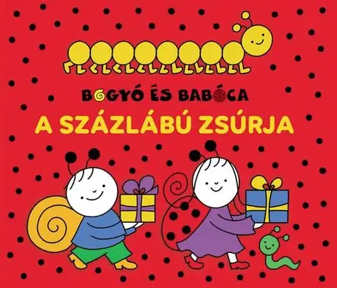 Leporelá, krabičky, puzzle knihy Bogyó és Babóca - A Százlábú zsúrja - Erika Bartos
