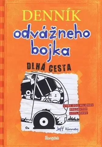 Dobrodružstvo, napätie, western Denník odvážneho bojka 9: Dlhá cesta, 3. vydanie - Jeff Kinney,Elena Guričanová