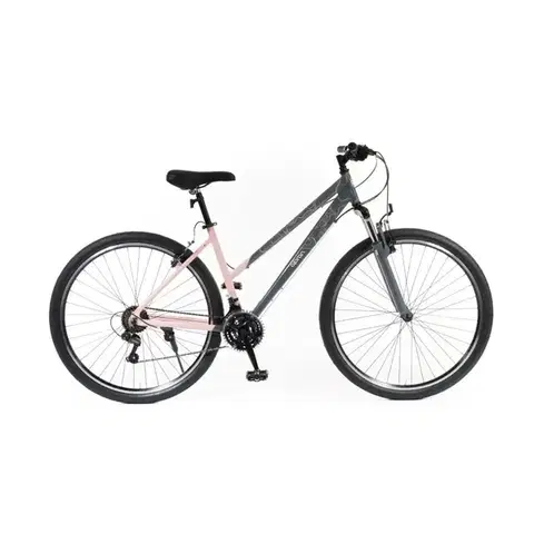 Bicykle Dámsky crossový bicykel Olpran Salix 28" - model 2026 šedá/ružová - 18" (160-175 cm)