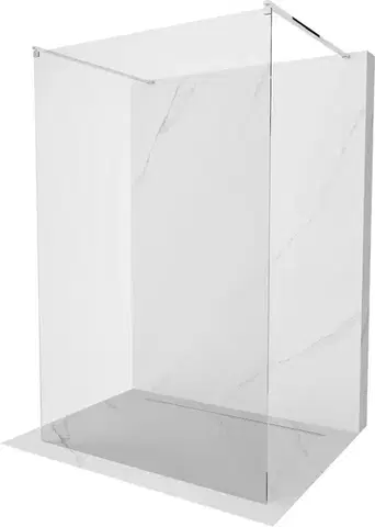 Sprchové dvere MEXEN/S - Kioto Sprchová zástena WALK-IN voľne stojaca 105 x 200, transparent 8 mm, chróm 800-105-002-01-00
