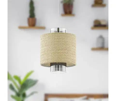 Svietidlá Eglo 43393 - Luster na lanku MEDIOUNA 1xE27/40W/230V 43393
