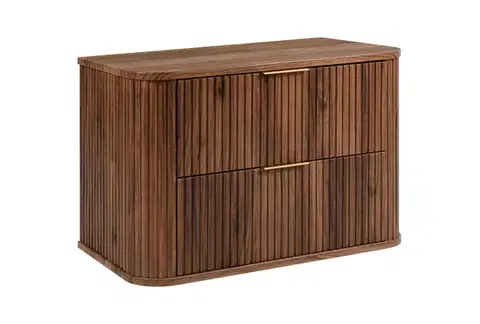 Skrinky do kúpeľne Elvisia Skrinka pod umývadlo ELEGANCE Walnut | 80 cm