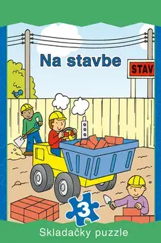 Leporelá, krabičky, puzzle knihy Na stavbe - Skladačky puzzle