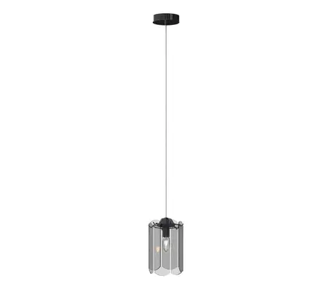 Svietidlá Zuma Line MD3523-1-EBCN - Luster na lanku NIRA 1xE14/40W/230V čierna MD3523-1-EBCN