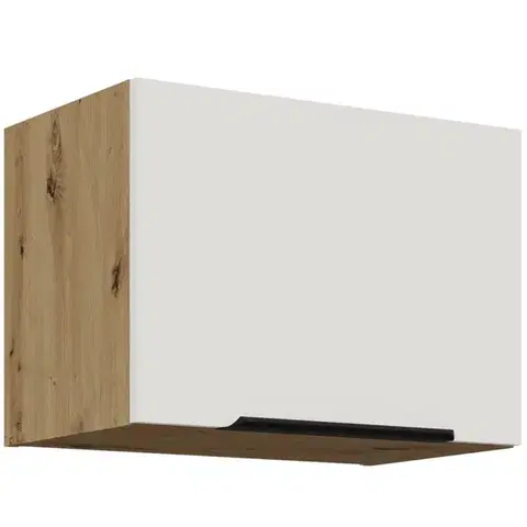 Kuchynské skrinky visiace Kuchynská skrinka Aria-Wh/Ar Anti Fingerprint 50gu-36 1f