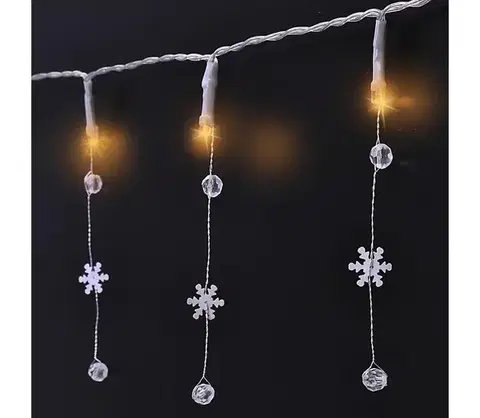 Vianočné osvetlenie  1V235 LED reťaz s ozdobnými príveskami 20LED 60x mini dekorácie 2m 2x AA