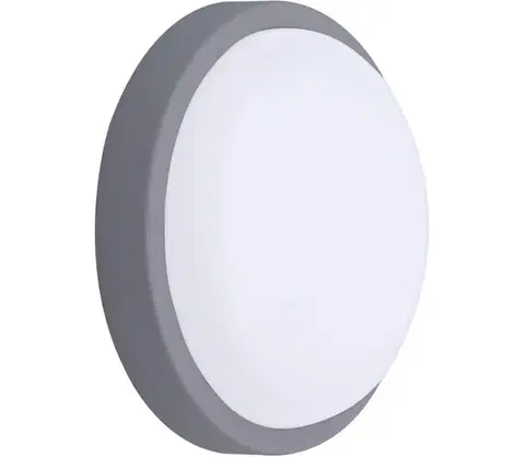 LED osvetlenie  WO745-G- LED Vonkajšie nást. svietidlo LED/13W/230V 4000K IP54 šedá guľatý WO745-G