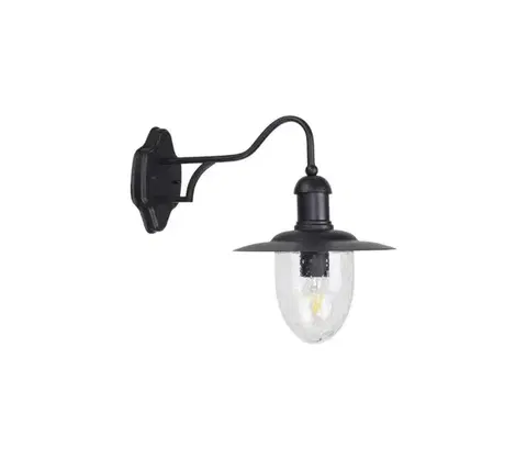 Svietidlá  Vonkajšie nástenné svietidlo TANGIA 1xE27/60W/230V IP44 čierna SKU013592