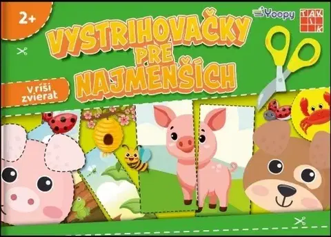 Nalepovačky, vystrihovačky, skladačky V ríši zvierat - Vystrihovačky pre najmenších