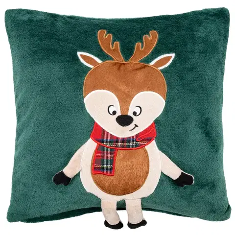 Obliečky 4Home Vianočná obliečka na vankúšik Reindeer, 40 x 40 cm