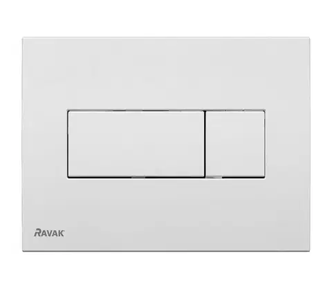 Svietidlá Ravak X01457 - Splachovacie tlačidlo UNI 24,7x16,5 cm biela X01457