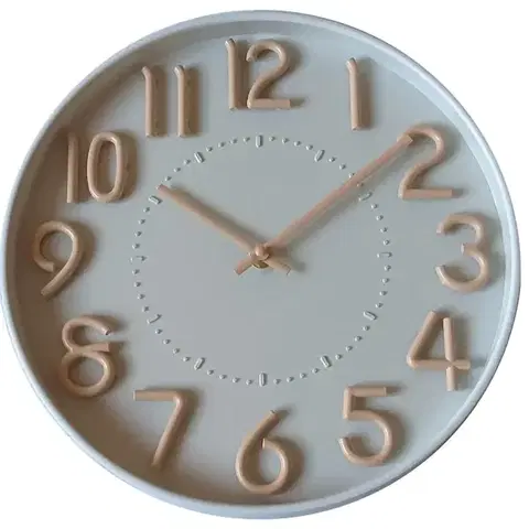 Sklenené hodiny Hodiny fi 30cm 3XYLJ25306 CR