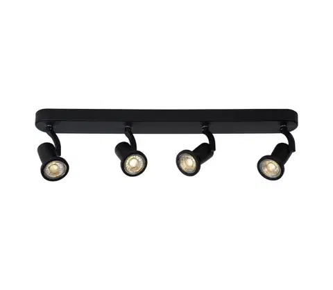 Svietidlá Lucide 11903/20/30 - LED bodové svietidlo JASTER-LED 4xGU10/5W/230V čierne 11903/20/30