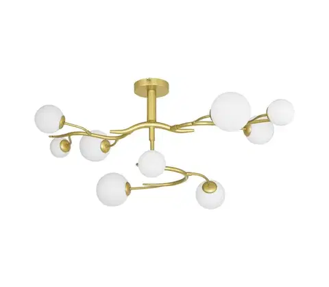 Svietidlá BRILAGI - LED Prisadený luster MISTEL 9xG9/3W/230V zlatá/biela 3009-9GW