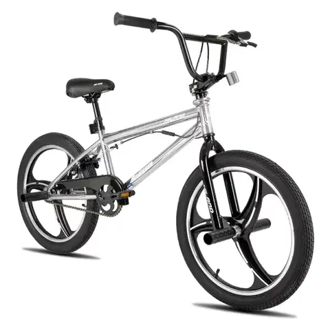 Bicykle BMX bicykel Hiland Redeem Ultimate 20" strieborná