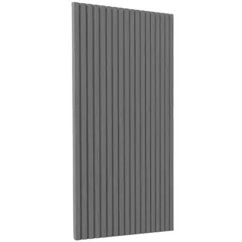 Kuchynské skrinky Čelo skrinky Luxeo F14-D45FZW ryfla dark grey