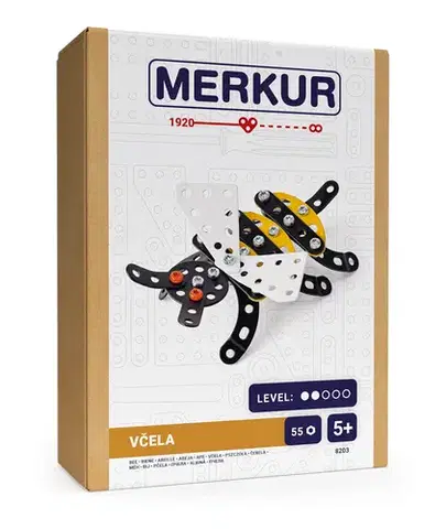Stavebnice Merkur Stavebnica Merkur Hmyz - Včela, 55 dielov