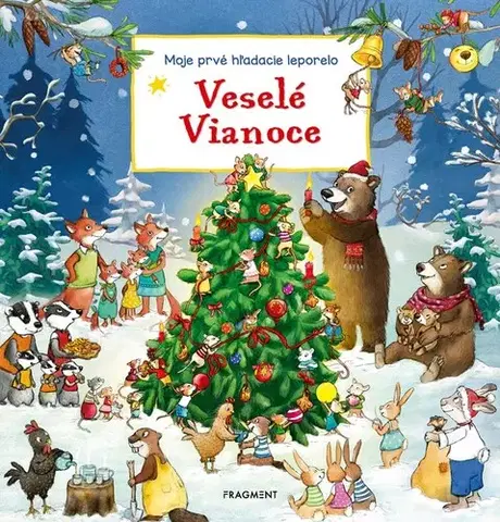 Leporelá, krabičky, puzzle knihy Veselé Vianoce - Sabine Straubová,Tatiana Ušalová