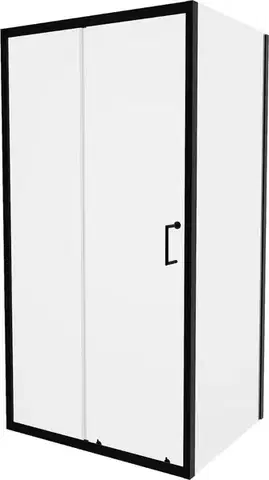 Sprchovacie kúty MEXEN/S - Apia sprchovací kút obdĺžnik 135x70, transparent, čierna 840-135-070-70-00