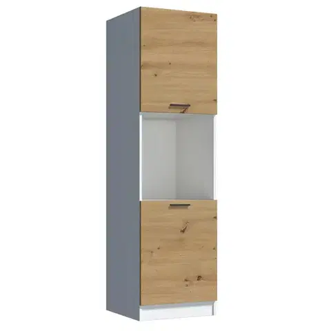 Kuchynské skrinky stojace Kuchynská skrinka Economic D60 KU biela/artisan