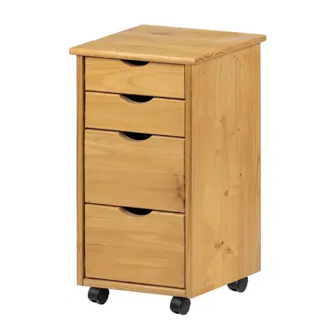 Písacie a PC stoly Kontajner 2+2 zásuvky 392V vosk